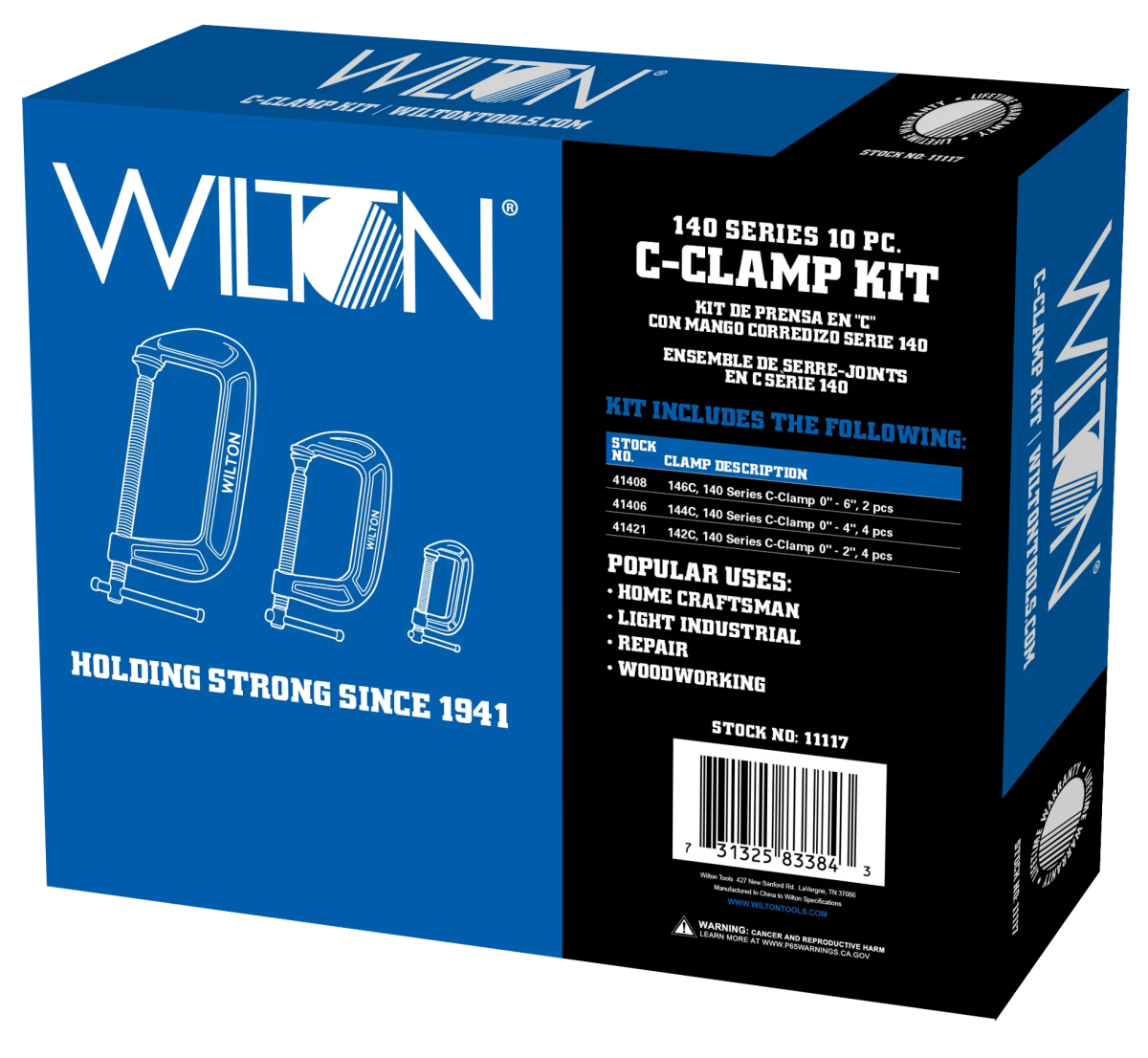 WILTON 140 SERIES 10 PC C - CLAMP KIT - AAA Industrial Supply