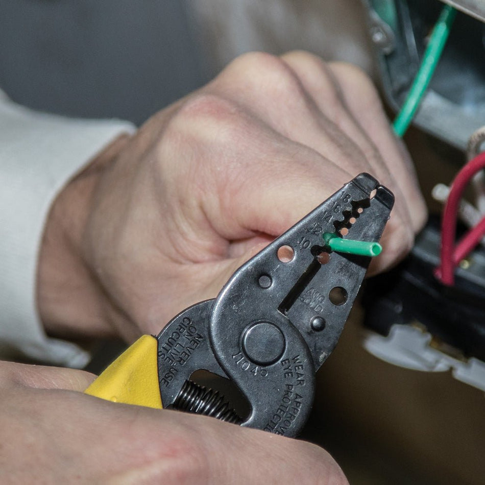 Wire Stripper/Cutter (10 - 18 AWG Solid) - AAA Industrial Supply