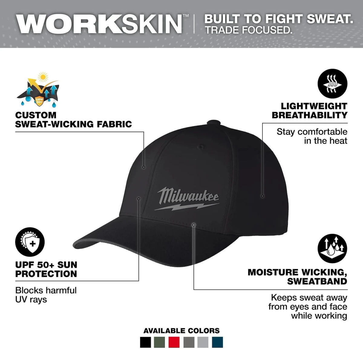 WORKSKIN™ Performance Fitted Hat - AAA Industrial Supply