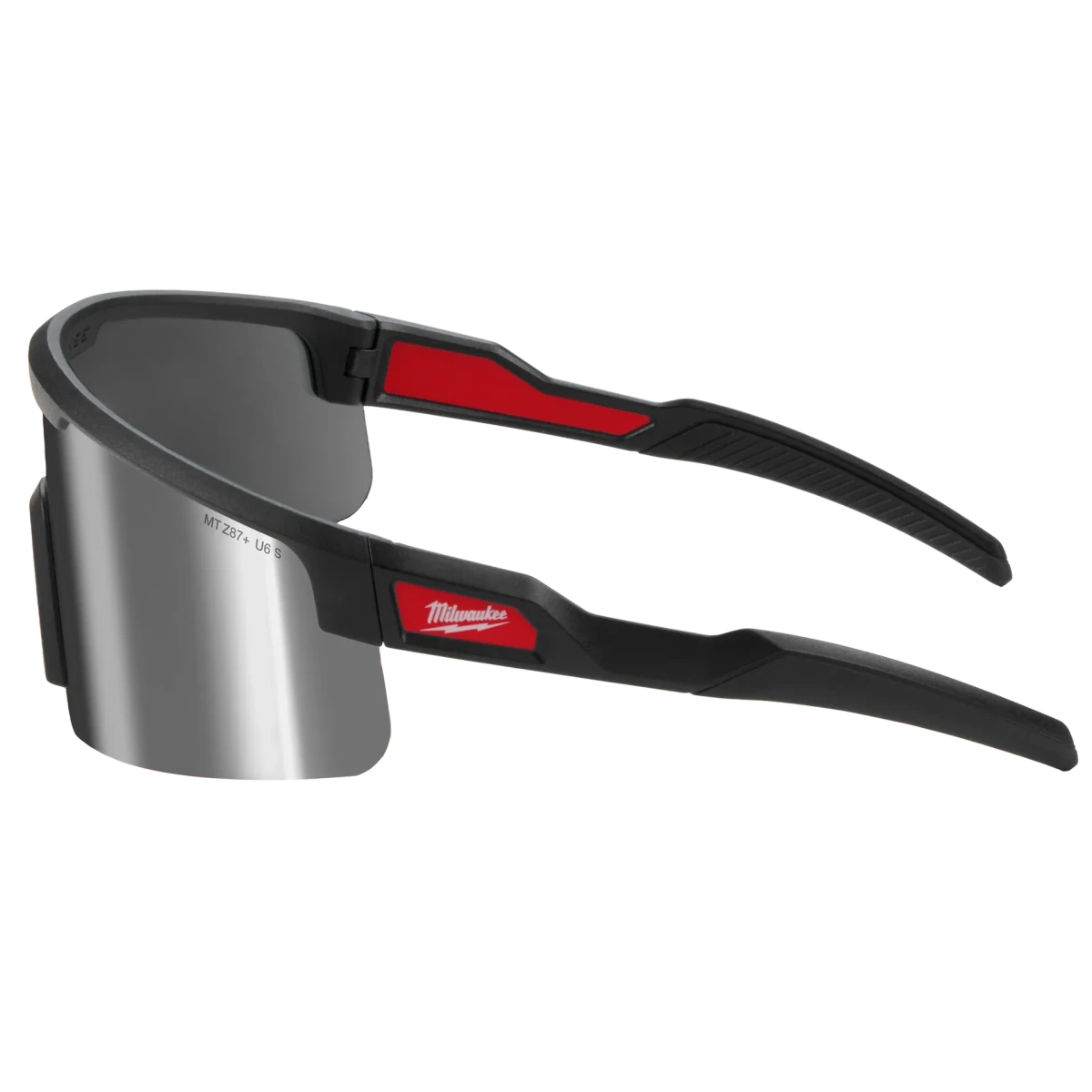 Wrap Around Safety Glasses - Mirrored Anti-Scratch Lenses - AAA Industrial Supply
