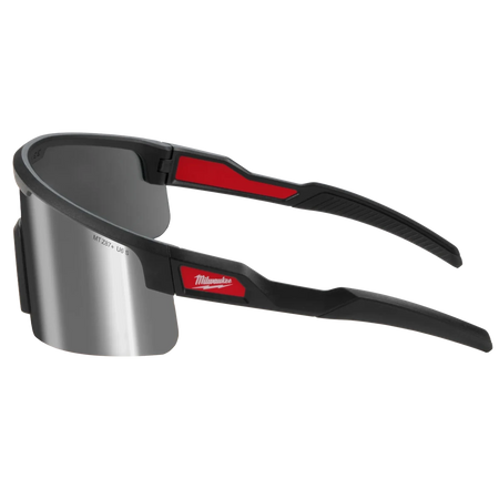 Wrap Around Safety Glasses - Mirrored Anti-Scratch Lenses - AAA Industrial Supply