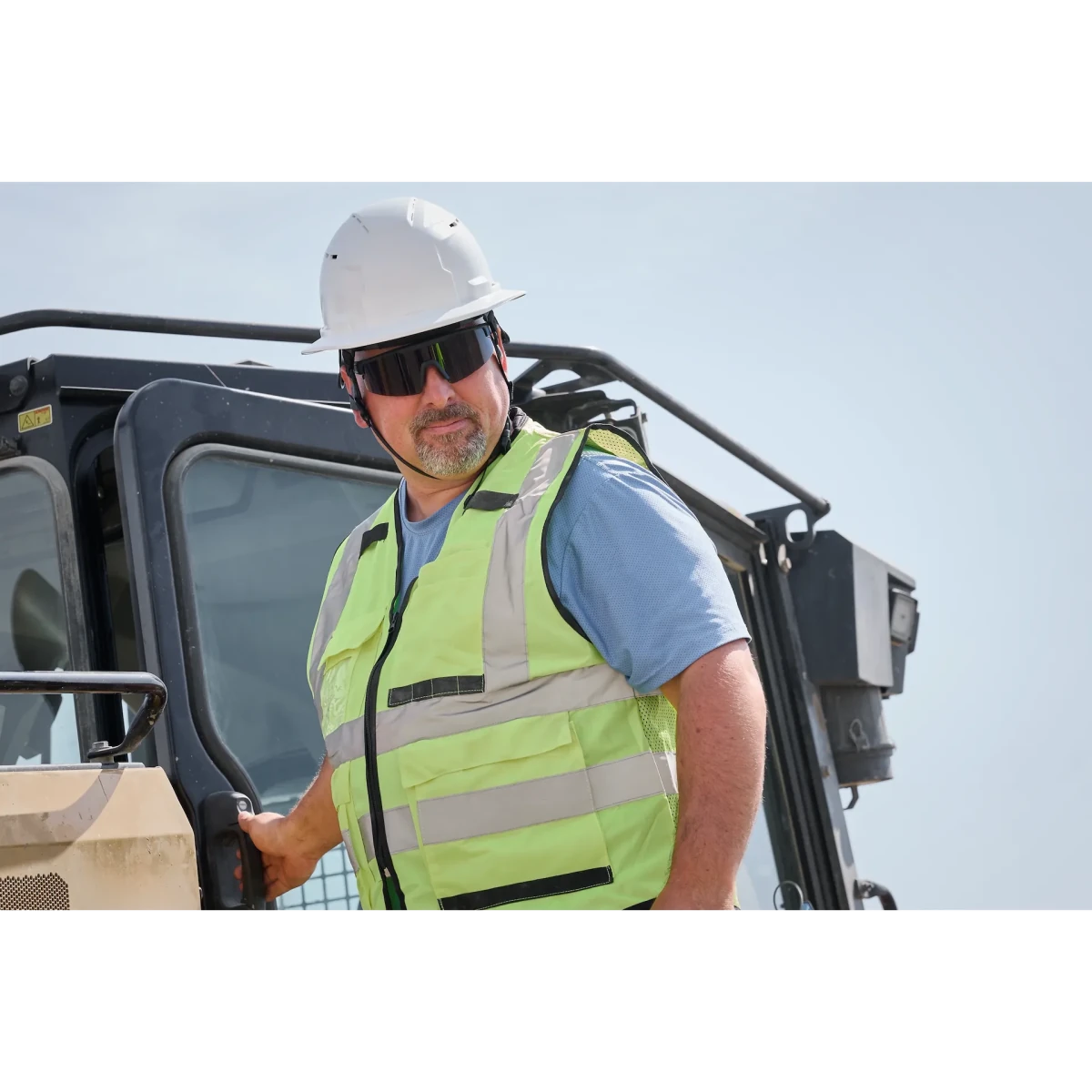 Wrap Around Safety Glasses - Mirrored Anti-Scratch Lenses - AAA Industrial Supply