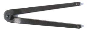 Spanner Wrench Adjustable Face Black Industrial Extreme Capicity - 2"