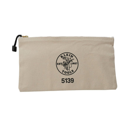 Zipper Bag, Canvas Tool Pouch to 12.5 x 7 x 0.7 - Inch - AAA Industrial Supply