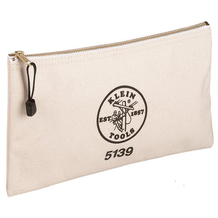 Zipper Bag, Canvas Tool Pouch to 12.5 x 7 x 0.7 - Inch - AAA Industrial Supply